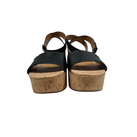 NWOT Coach Becka Black Platform Sandal, Black, Size 10B - Picture 3 of 12